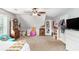 Spacious bedroom with carpet and ample room for storage and entertainment at 1112 Sutton Dr, Mcdonough, GA 30252