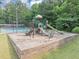 Charming community playground featuring slides, climbing structures, and a wood-chip surface for safe play at 1245 Smokehouse Trl, Cumming, GA 30041