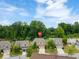 Aerial view of a neighborhood with lush trees and well-manicured lawns at 2965 Westlington Cir, Cumming, GA 30040
