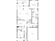 Detailed floor plan showcasing the layout of the main level of the home at 2965 Westlington Cir, Cumming, GA 30040