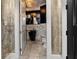 Modern powder room featuring a vessel sink, unique lighting, and stylish decor at 3344 Peachtree Ne Rd # 3405, Atlanta, GA 30326