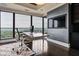 This office features a large desk with a great view at 3344 Peachtree Ne Rd # 3405, Atlanta, GA 30326