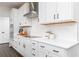 Contemporary kitchen with sleek white cabinetry, stainless steel appliances, and subway tile backsplash at 440 Madison Lakeview Dr, Acworth, GA 30102