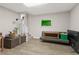 Finished basement featuring durable flooring, stairs to the upper level, and lots of space for relaxing at 1645 Oakfield Ln, Roswell, GA 30075