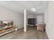 Spacious basement featuring durable flooring and lots of space for entertaining and relaxing at 1645 Oakfield Ln, Roswell, GA 30075