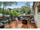 Inviting back deck with patio heaters, comfortable seating, and a fire pit for outdoor enjoyment at 728 Antone Nw St, Atlanta, GA 30318