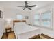 Comfortable bedroom with a ceiling fan, offering a peaceful and well-lit space at 728 Antone Nw St, Atlanta, GA 30318