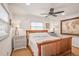 Cozy bedroom with a ceiling fan, featuring ample natural light and stylish decor at 728 Antone Nw St, Atlanta, GA 30318