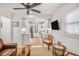 Inviting living room with view into the kitchen, featuring modern decor and natural light at 728 Antone Nw St, Atlanta, GA 30318