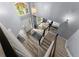 Grand entryway with high ceilings, a staircase, and a view of the home office at 1340 Gran Forest Dr, Cumming, GA 30041
