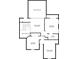Upstairs floor plan showcasing bedrooms, a sitting room, bathroom and a Gathering room at 1340 Gran Forest Dr, Cumming, GA 30041