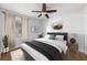 Stylishly decorated bedroom with comfortable bed and modern furnishings at 957 Sharon Se Cir, Smyrna, GA 30080