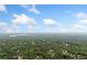 Panoramic aerial view of the surrounding area showcasing lush greenery at 120 Bent Creek Dr, Woodstock, GA 30189