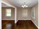 Dining room with hardwood floors and natural light at 2702 Rollingwood Se Ln, Atlanta, GA 30316