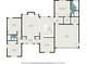 Detailed floor plan showcasing the layout of the home, including bedrooms, living spaces, and garage at 1907 S Van Wert Rd, Villa Rica, GA 30180