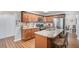 Beautiful kitchen with granite countertops, stainless steel appliances, and an eat-in island at 1907 S Van Wert Rd, Villa Rica, GA 30180