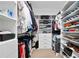 Walk-in closet with built-in shelving and ample storage space for clothes and accessories at 2714 Twin Leaf Trl, Marietta, GA 30062