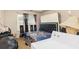 Cluttered bedroom with unique furnishings, showing potential for personalization and decor at 1382 Koble Mill Ln, Riverdale, GA 30296
