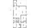 Detailed floor plan showcasing the layout of the home, including bedrooms, kitchen, and living spaces at 5267 Sheppard Ln, Stone Mountain, GA 30083
