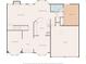 This floor plan showcases an open concept living space with an eat-in kitchen and a large garage at 766 Chapman St, Jonesboro, GA 30238