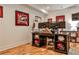 A well-appointed home office features a desk and sports memorabilia at 148 Sierra Cir, Woodstock, GA 30188