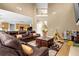 Cozy living room featuring an open floor plan with an attached staircase and comfortable seating arrangements at 250 Lawrence Pl, Atlanta, GA 30349