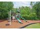 Community playground with slides, swings, and climbing equipment at 1489 Belmont Hills Dr, Suwanee, GA 30024