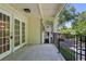 Outdoor balcony with a black metal railing at 311 Peachtree Hills Ne Ave # 13B, Atlanta, GA 30305
