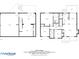Detailed two-story floor plan with dimensions and layout at 3030 Winchester Dr, Cumming, GA 30041