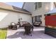 Private backyard patio with ample seating, perfect for entertaining or enjoying peaceful outdoor living at 2092 Wood Nw Trl, Atlanta, GA 30318