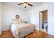 Cozy bedroom with hardwood floors and an ensuite bathroom at 2092 Wood Nw Trl, Atlanta, GA 30318