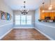 Dining area features plenty of sunshine and direct access to the kitchen at 2092 Wood Nw Trl, Atlanta, GA 30318