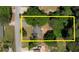 An aerial view showcases the property's expansive lot at 2931 Randolph Ct, Conyers, GA 30012