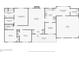 Detailed floor plan showcasing the layout of the home, including the primary bedroom, living room, and kitchen at 105 Laney Ct, Mcdonough, GA 30252