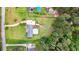 Areal view of a well maintained property with inground pool and RV storage at 8070 Johnson Rd, Palmetto, GA 30268