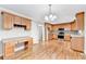 Eat in kitchen with plenty of cabinet and counter space perfect for cooking at 327 Oakland Bay Ct, Loganville, GA 30052