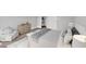 Comfortable bedroom with chair, dresser, and bed with rug at 53 Colonial Ter, Villa Rica, GA 30180