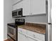 A view of the Kitchen featuring stainless steel appliances and beautiful granite countertops at 1150 Collier Nw Rd # 6H, Atlanta, GA 30318