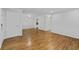Open living space with hardwood flooring and neutral paint at 1150 Collier Nw Rd # 6H, Atlanta, GA 30318