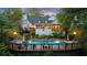 Stunning backyard with a pool, deck, and lush landscaping, perfect for entertaining at 4820 Coppedge Trl, Duluth, GA 30096