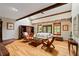 Comfortable living room features hardwood floors, a cozy seating arrangement, and a vaulted ceiling at 4820 Coppedge Trl, Duluth, GA 30096