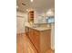 Galley-style kitchen featuring wood cabinets, countertops, and modern appliances at 1203 Stratford Commons Commons, Decatur, GA 30030