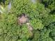 Aerial view of a home surrounded by mature trees at 3252 Custer Lake Drive Northwest Nw Dr, Marietta, GA 30064