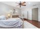 Comfortable bedroom with a ceiling fan and lots of natural light at 3252 Custer Lake Drive Northwest Nw Dr, Marietta, GA 30064