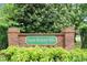 Elegant brick sign welcomes you to Burnt Hickory Hills, nestled among lush greenery at 3252 Custer Lake Drive Northwest Nw Dr, Marietta, GA 30064