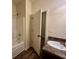 Bathroom with a shower and tub at 664 Oakside Pl, Acworth, GA 30102