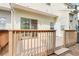 Backyard deck great for outdoor activities, with stairs that lead down to the yard, and sliding glass door access at 2754 Terrell Trace Dr, Marietta, GA 30067