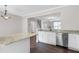Kitchen featuring granite countertops, stainless steel appliances, and white cabinetry at 2754 Terrell Trace Dr, Marietta, GA 30067