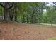 View of the front yard and street, with mature trees providing ample shade at 5666 Fawn Dr, Powder Springs, GA 30127