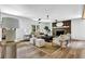 Cozy living room with a fireplace, stylish seating, and ample natural light at 5666 Fawn Dr, Powder Springs, GA 30127